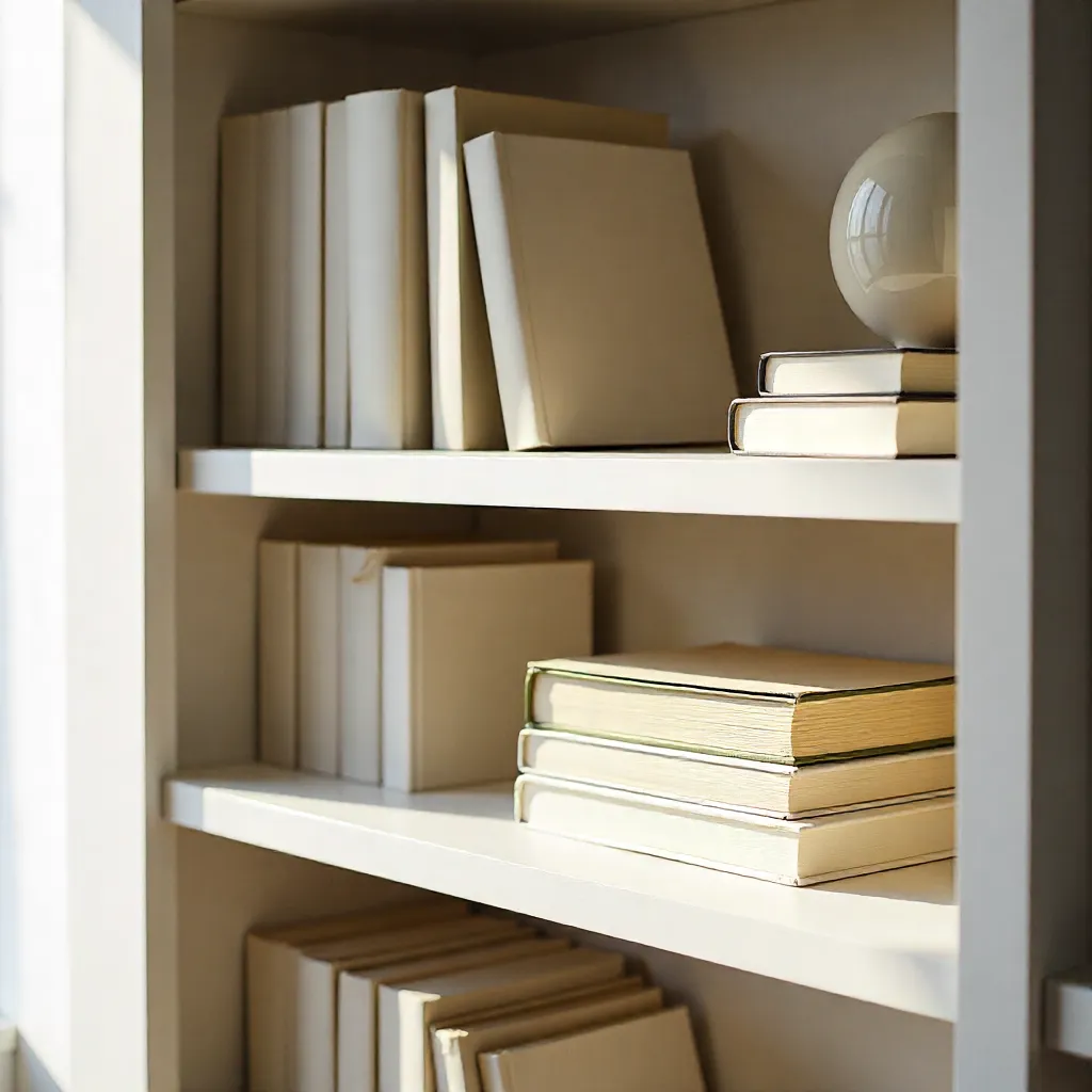 Elegante Metall-Buchstütze in modernem Design