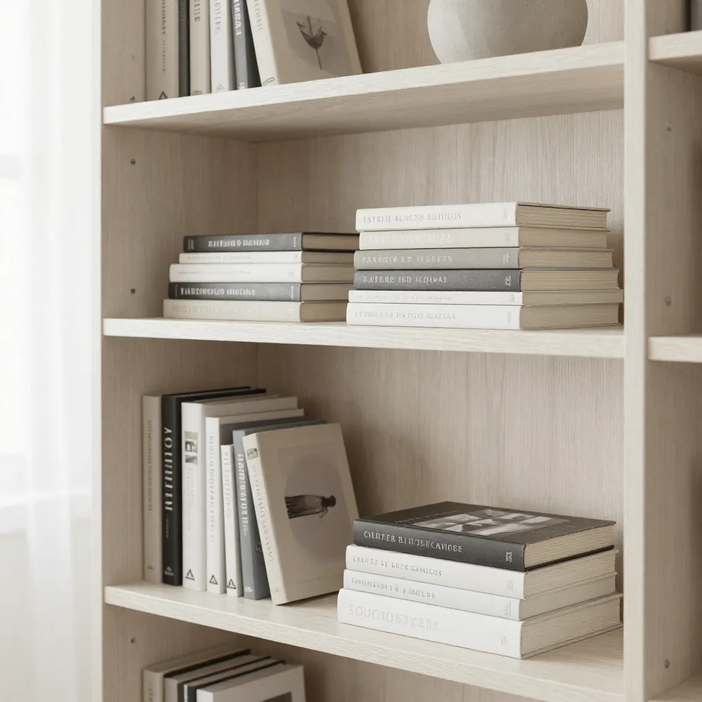 Klassische Buchstütze aus Eichenholz mit natürlicher Maserung