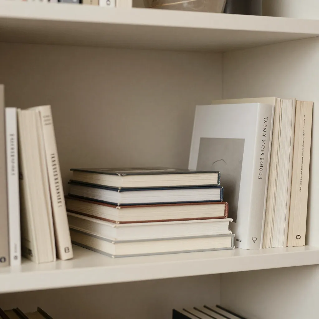 Moderne Buchstütze aus poliertem Edelstahl mit geometrischem Design