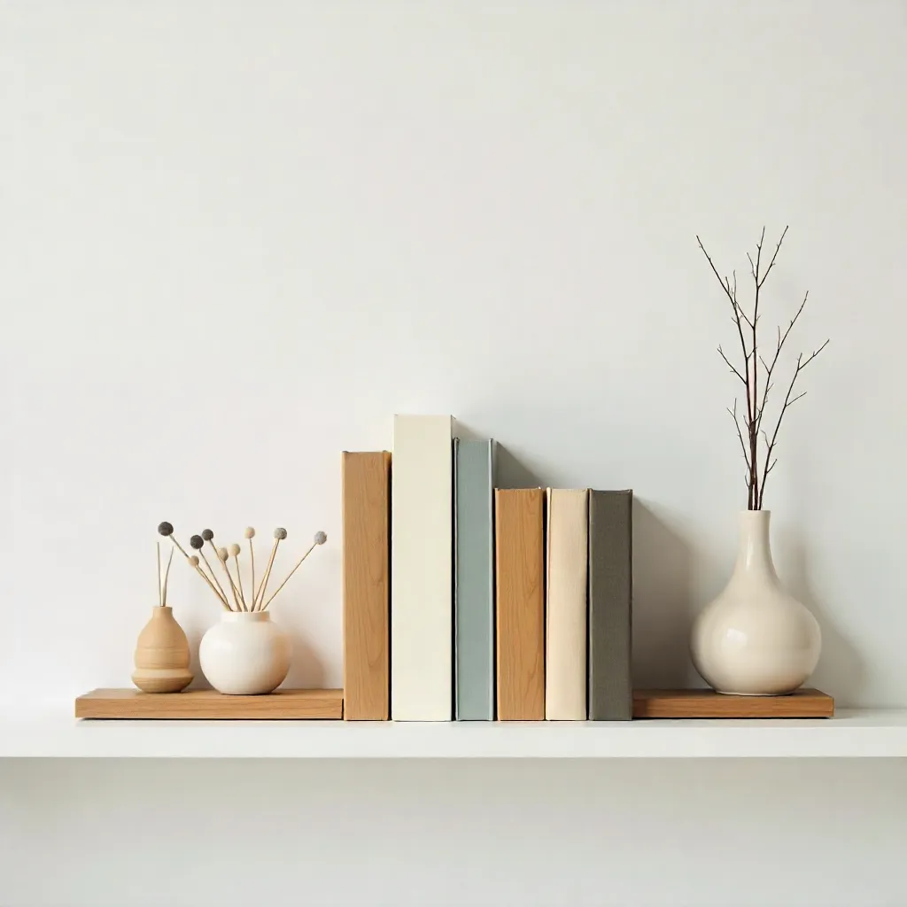 Verschiedene Materialien und Werkzeuge für die Herstellung von Buchstützen