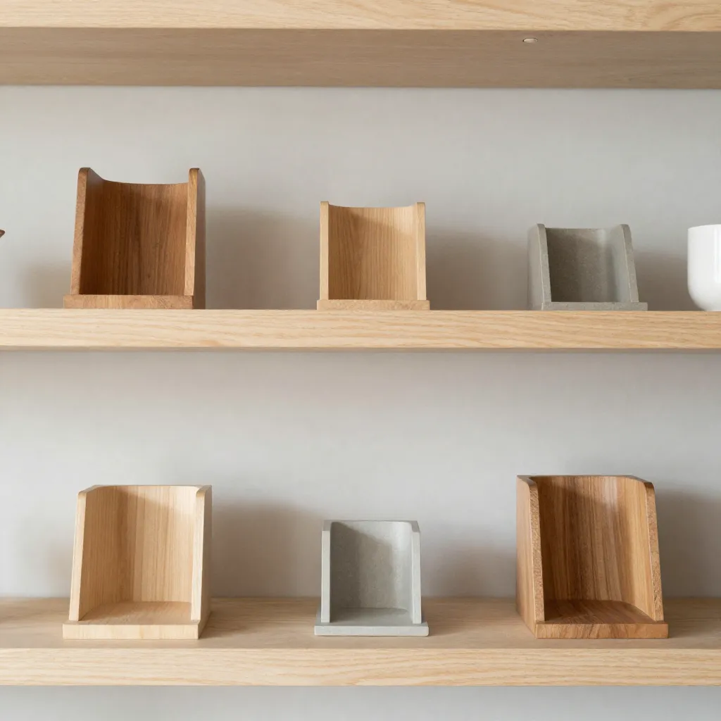 Künstler-Edition Buchstützen mit besonderen handgefertigten Details